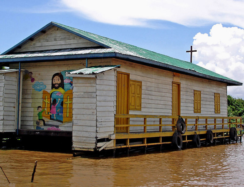 Illustration for article titled These Churches Are Floating on Water
